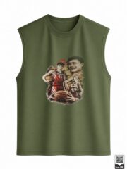 Basketball Legend Montage Sleeveless Vest - Image 7