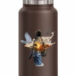 Surreal Sunset Traveler Double-Wall Stainless Steel Water Bottle