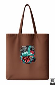 Shut Up Graffiti Hand Pop Art Tote Bag - Image 3