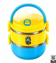 Shut Up Hand Graphic Insulated Double-Layer Lunch Box - Image 5