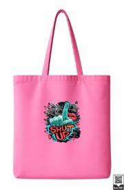 Shut Up Graffiti Hand Pop Art Tote Bag - Image 4