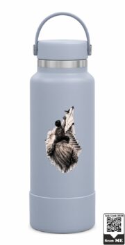 Father And Son Stairway To Dreams Stainless Steel Water Bottle - Image 2