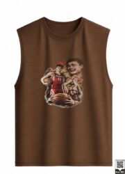 Basketball Legend Montage Sleeveless Vest - Image 10