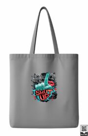 Shut Up Graffiti Hand Pop Art Tote Bag - Image 5
