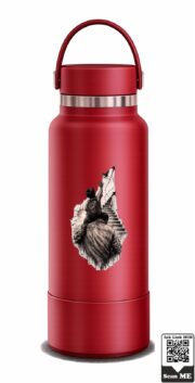 Father And Son Stairway To Dreams Stainless Steel Water Bottle - Image 3