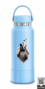 Father And Son Stairway To Dreams Stainless Steel Water Bottle - Image 4