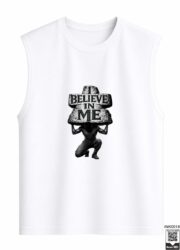 I Believe In Me Sleeveless Vest - Image 2