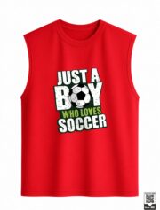 Just A Boy Who Loves Soccer Sleeveless Vest