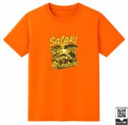 Kids Safari Adventure Graphic T-Shirt - Image 3