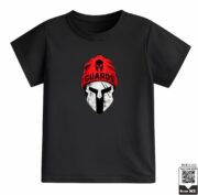 Kids Guards Spartan Helmet Graphic T-Shirt - Image 12