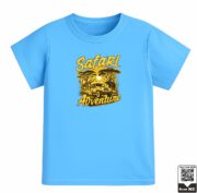 Kids Safari Adventure Graphic T-Shirt - Image 5
