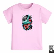 Kids Shut Up Street Art Graphic T-Shirt - Image 3
