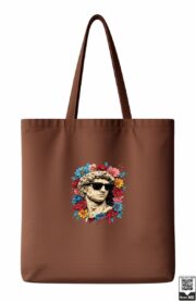 Cool Greek Statue With Sunglasses Floral Tote Bag - Image 4