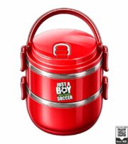 Just A Boy Who Loves Soccer Insulated Double-Layer Lunch Box - Image 8