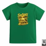 Kids Safari Adventure Graphic T-Shirt