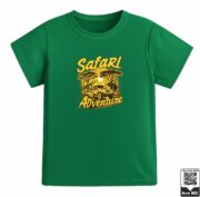 Kids Safari Adventure Graphic T-Shirt