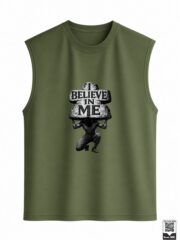 I Believe In Me Sleeveless Vest - Image 9