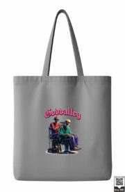 Godvalley Skeleton Barbershop Tote Bag - Image 6