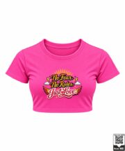 No Fear No Rules Just Love Crop Top