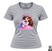 Princess Unicorn Hug Women's T-Shirt - Image 4