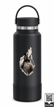 Father And Son Stairway To Dreams Stainless Steel Water Bottle - Image 10