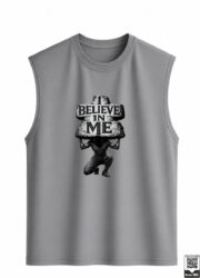 I Believe In Me Sleeveless Vest - Image 10