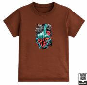 Kids Shut Up Street Art Graphic T-Shirt - Image 6