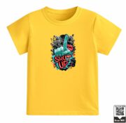Kids Shut Up Street Art Graphic T-Shirt - Image 8