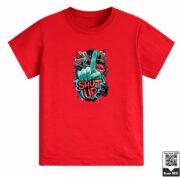 Kids Shut Up Street Art Graphic T-Shirt - Image 9