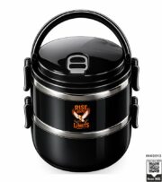 Rise Above Limits Eagle Insulated Double-Layer Lunch Box - Image 10