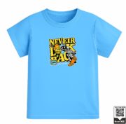 Kids Never Look Back Skater Skeleton Graphic T-Shirt - Image 5