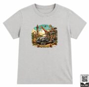 Safari Wildlife Adventure Graphic T-Shirt