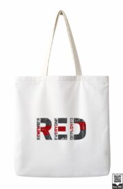 Remember Everyone Deployed RED Tote Bag - Image 2