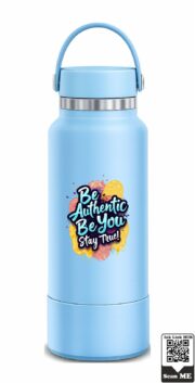Be Authentic Be You Stay True Stainless Steel Water Bottle - Image 4