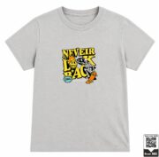 Kids Never Look Back Skater Skeleton Graphic T-Shirt - Image 8