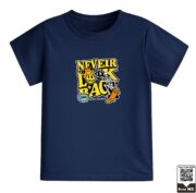 Kids Never Look Back Skater Skeleton Graphic T-Shirt - Image 9