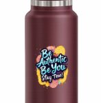 Be Authentic Be You Stay True Stainless Steel Water Bottle