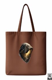 Hooded Forest Double Exposure Tote Bag - Image 4