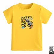 Kids Never Look Back Skater Skeleton Graphic T-Shirt