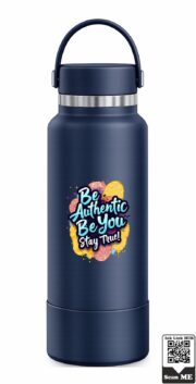 Be Authentic Be You Stay True Stainless Steel Water Bottle - Image 6