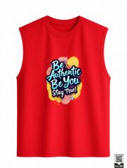 Be Authentic Be You Stay True Sleeveless Vest - Image 4