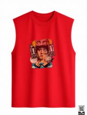 Rebellious Rap Icon Collage Sleeveless Vest - Image 10