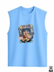 Rebellious Rap Icon Collage Sleeveless Vest - Image 8