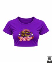 No Fear No Rules Just Love Crop Top - Image 6