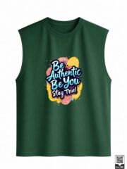 Be Authentic Be You Stay True Sleeveless Vest