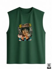 Rebellious Rap Icon Collage Sleeveless Vest - Image 7
