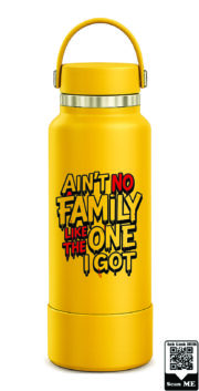 Ain't No Family Like The One I Got Stainless Steel Water Bottle - Image 9
