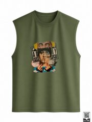 Rebellious Rap Icon Collage Sleeveless Vest - Image 6
