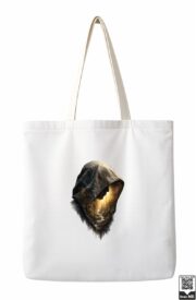 Hooded Forest Double Exposure Tote Bag