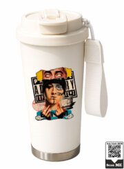 Edgy Character Collage Stainless Steel Travel Mug - Image 8